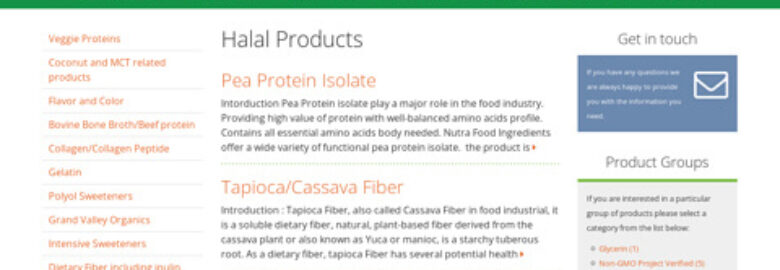 Nutra Food Ingredients