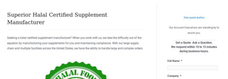 Superior Supplement Manufacturing