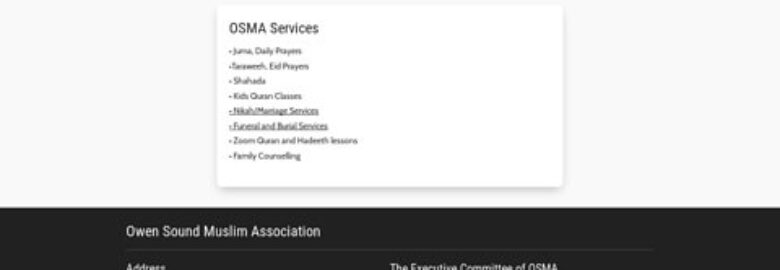 Owen Sound Muslim Association