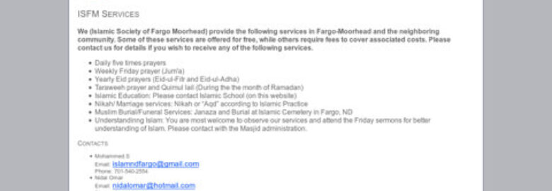 Islamic Society of Fargo-Moorhead
