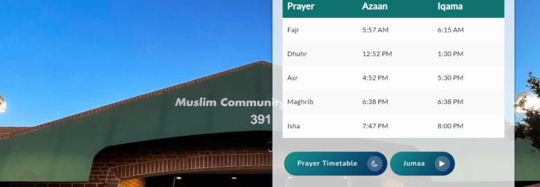 Islamic Society of Folsom – ISF- Masjid Bilal