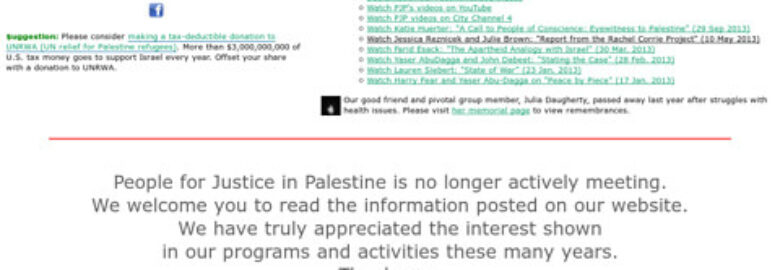 People for Justice in Palestine (PJP)