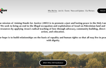 Joining Hands for Justice in Palestine and Israel