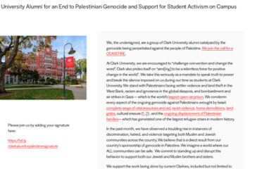 Clark University Students for Palestinian Rights