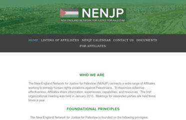 New England Network for Justice for Palestine (NENJP)