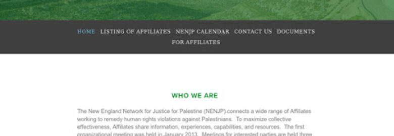 New England Network for Justice for Palestine (NENJP)