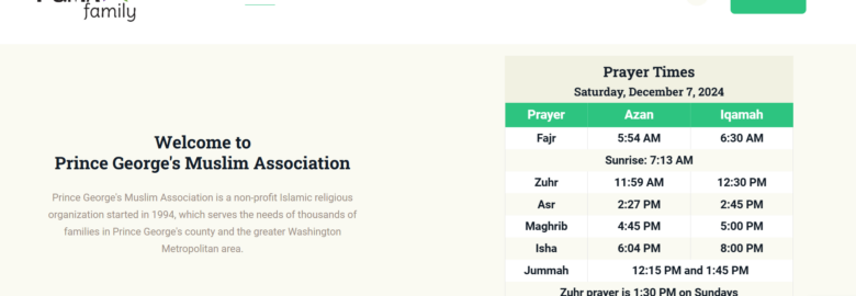 Prince George’s Muslim Association