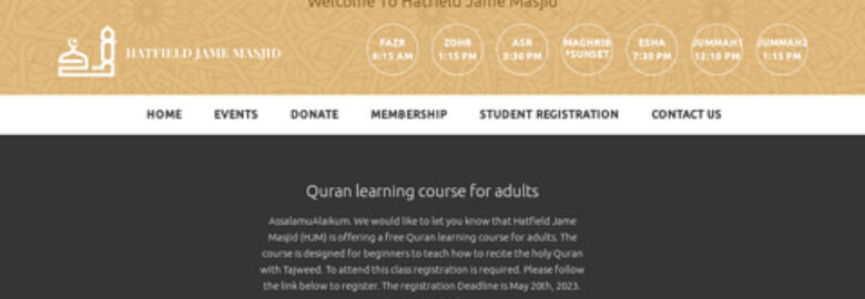 Hatfield Jame Masjid