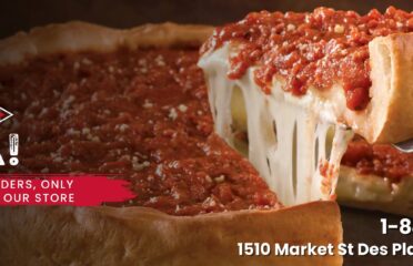 Halal Deep Dish Pizza