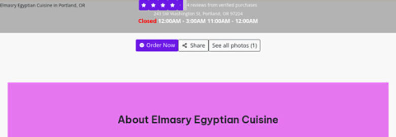 Elmasry Halal Egyptian Cuisine