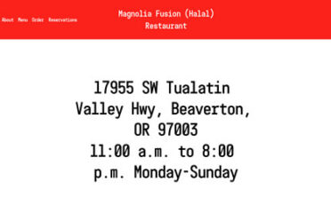 Magnolia Fusion (Halal) Restaurant