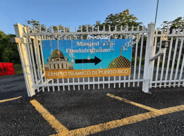 Grateful for the peace of this masjid while Visiting San Juan, PR from Dallas Tx