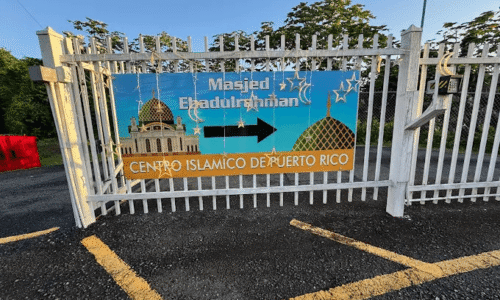 Grateful for the peace of this masjid while Visiting San Juan, PR from Dallas Tx