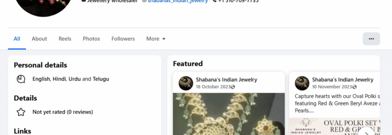 Shabana’s Indian Jewelry